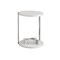 Monarch Specialties Accent Table - Glossy White / Chrome Metal I 3056 - alternate 1